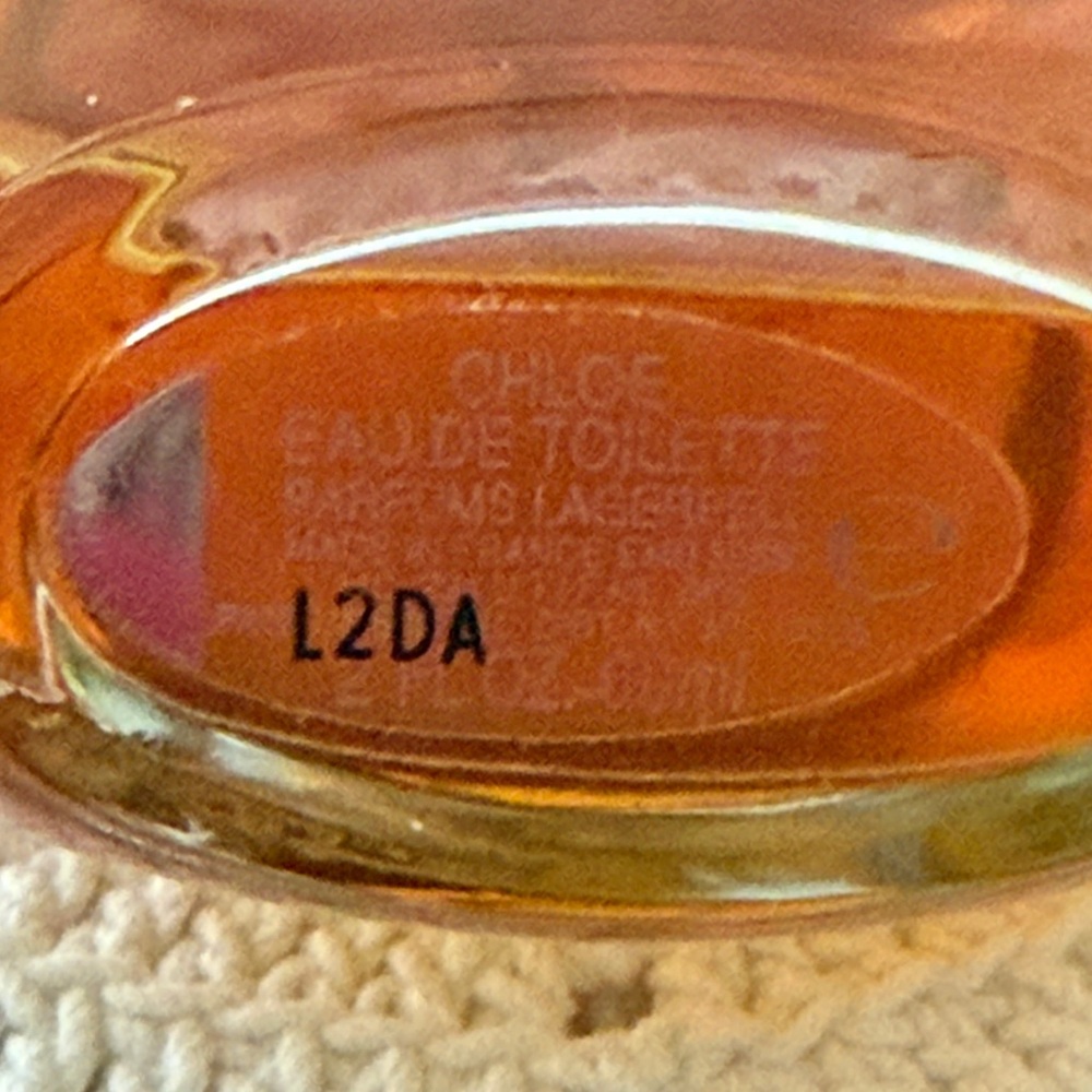 Vintage Chloe EDT 2oz Splash Parfums Lagerfeld HTF 1990s Made in USA partial - Picture 3 of 4